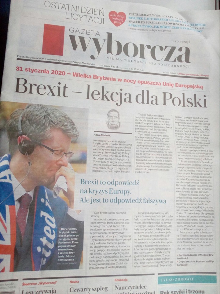 Polish intellectual: “Brexit is like fascism and&nbsp;bolshevism”