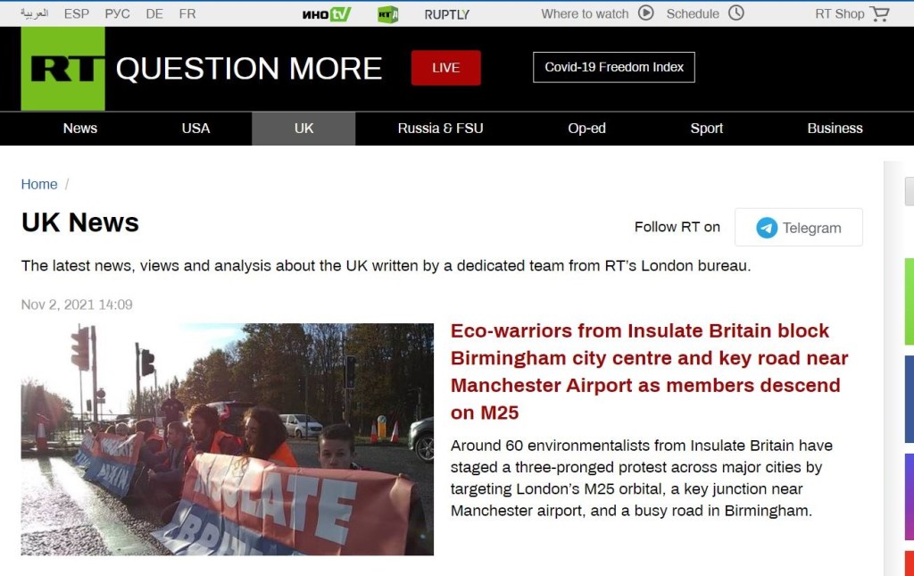 Is East and West Russian propaganda?